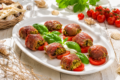 Rotolo di carpaccio al profumo di pesto
