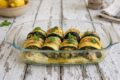 Involtini di zucchine al profumo di pesto