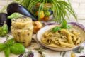 La conserva di pesto di melanzane