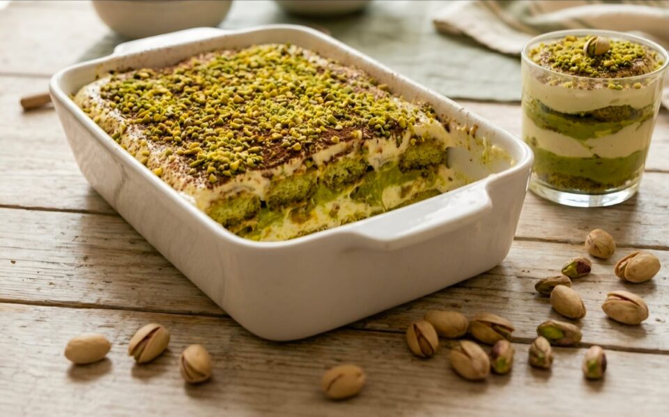Il tiramisù al pistacchio