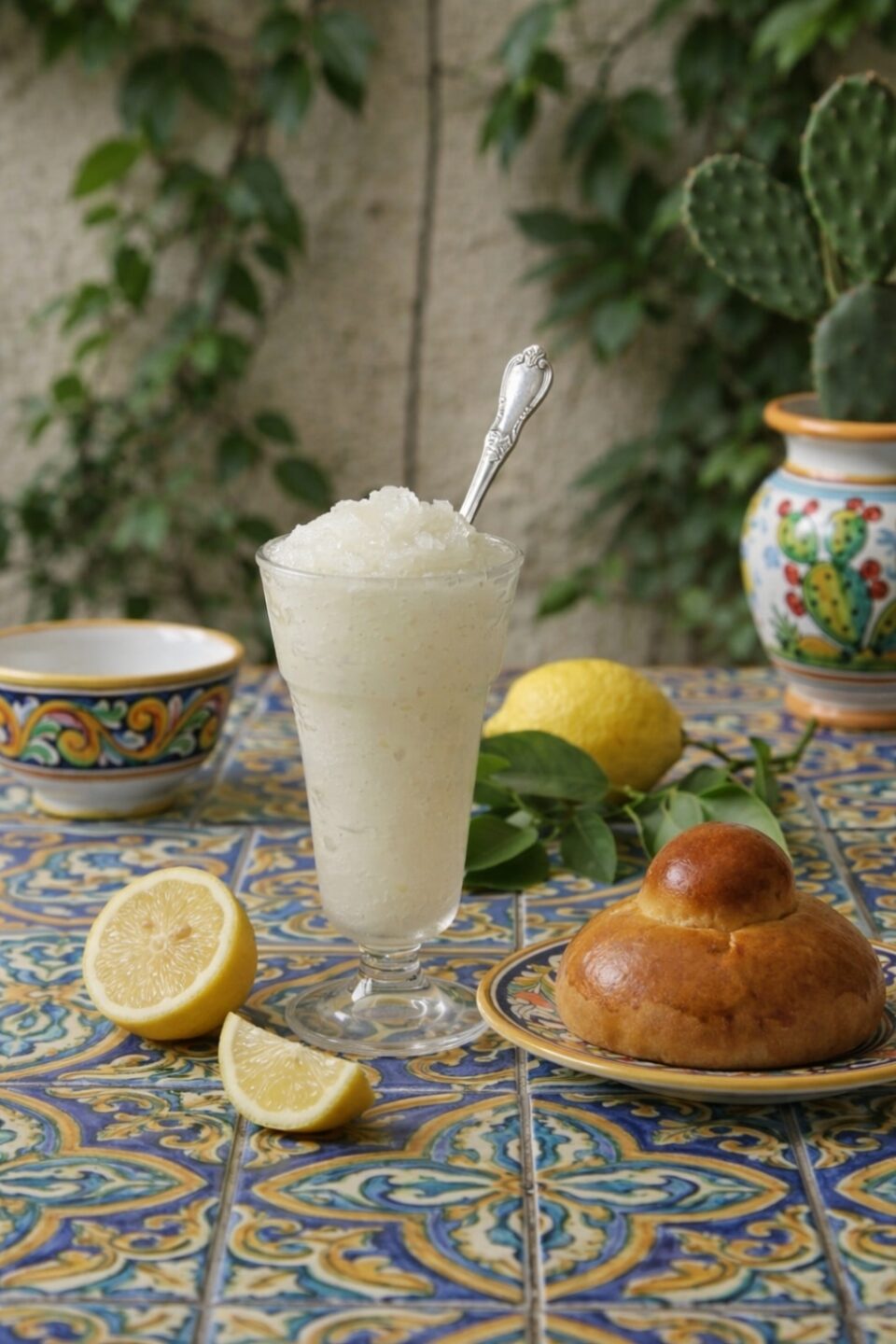 La granita al limone originale Messinese