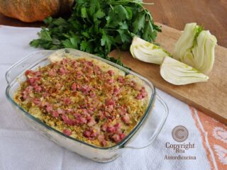 Il timballo di finocchi alla Siciliana