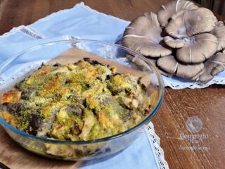 Sformato con i funghi pleurotus
