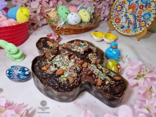 La colomba con farina FiberPasta al cioccolato