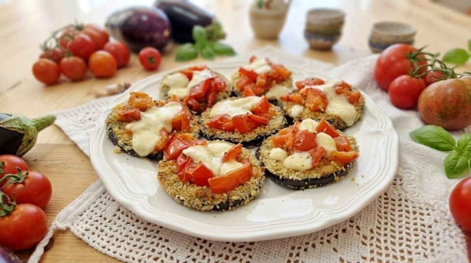 Le pizzette di melanzane