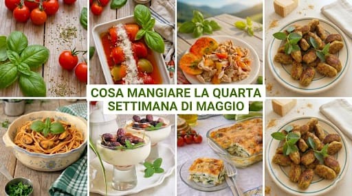 Cosa mangiare la quarta settimana di maggio
