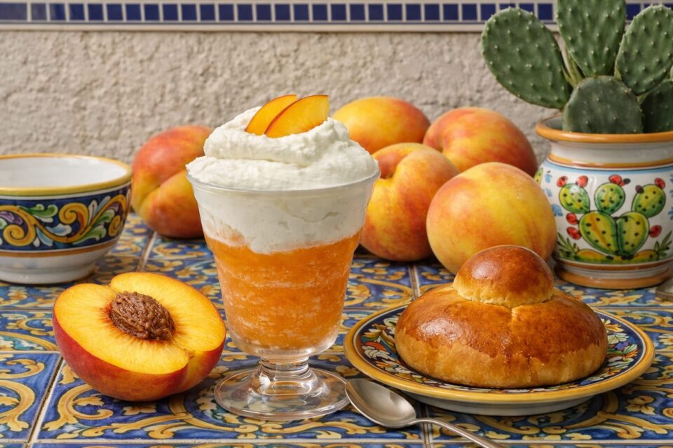 Granita alla pesca ricetta originale siciliana