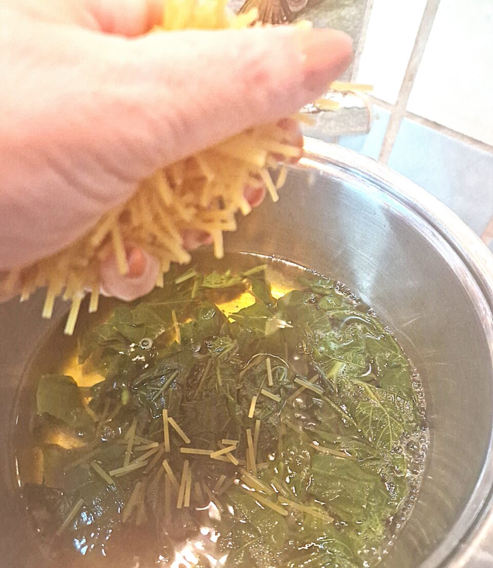 Minestra di tenerumi siciliana 