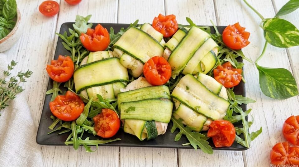 I fagottini di zucchine farciti