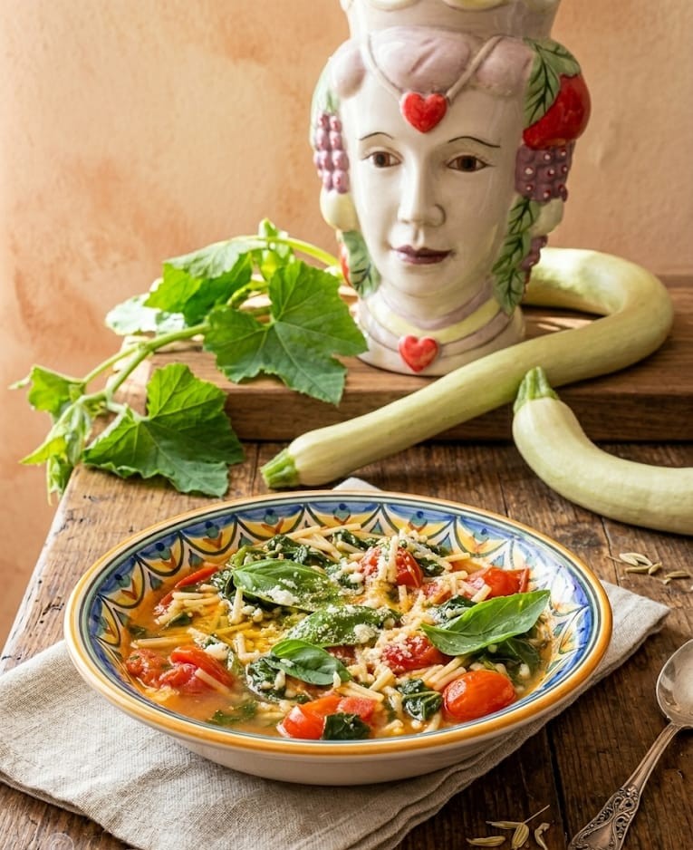 Minestra di tenerumi siciliana 