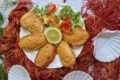 Niente scarti con le frittelle di uova di calamaro