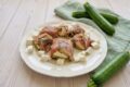 Rotolo di prosciutto crudo zucchine grigliate e mozzarella