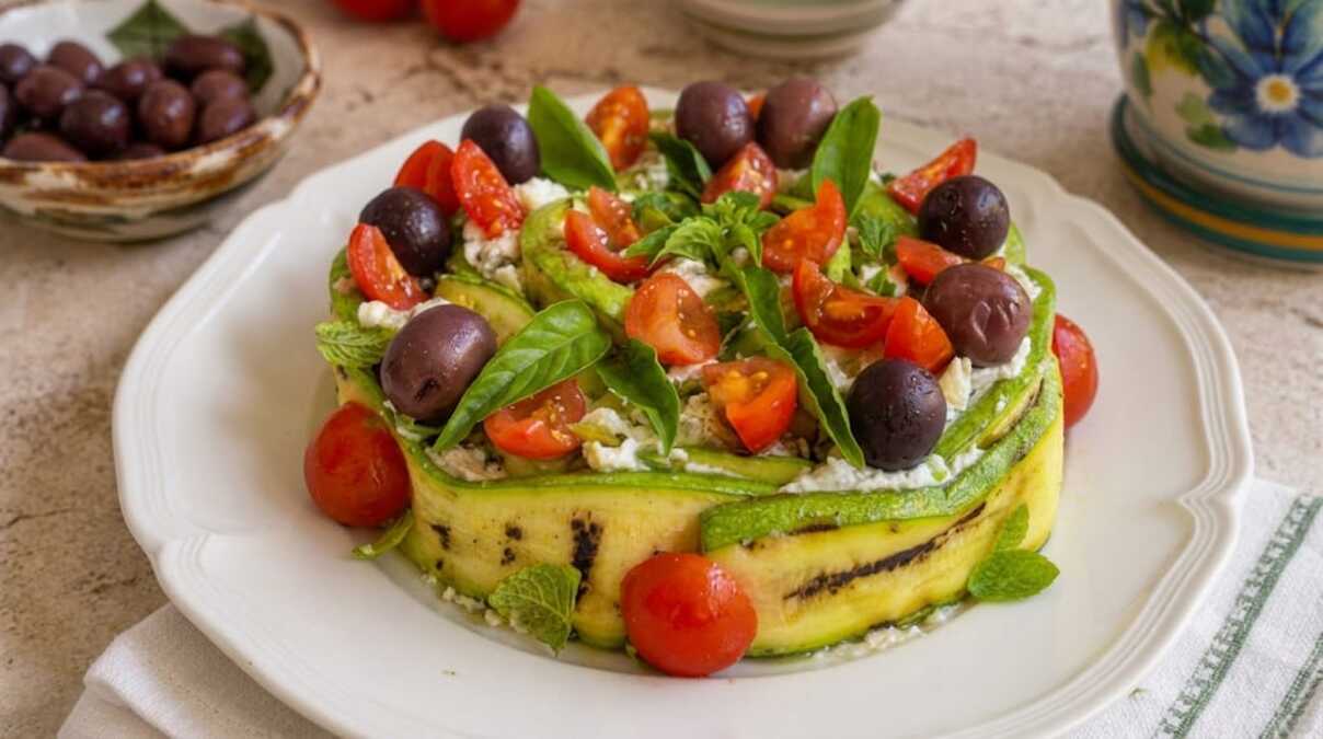 Tortino freddo di zucchine