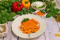 La pasta cremosa light con peperoni senza panna