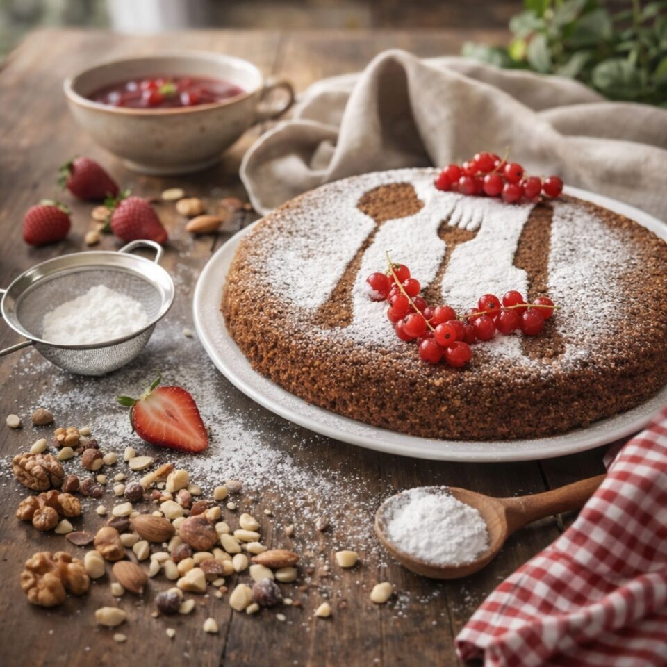 La torta caprese dietetica
