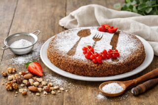 La torta caprese dietetica