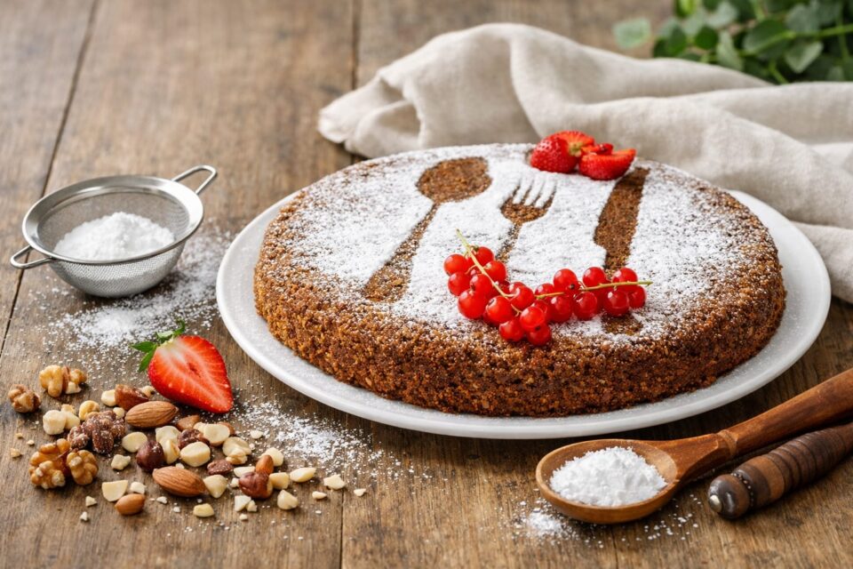 La torta caprese dietetica