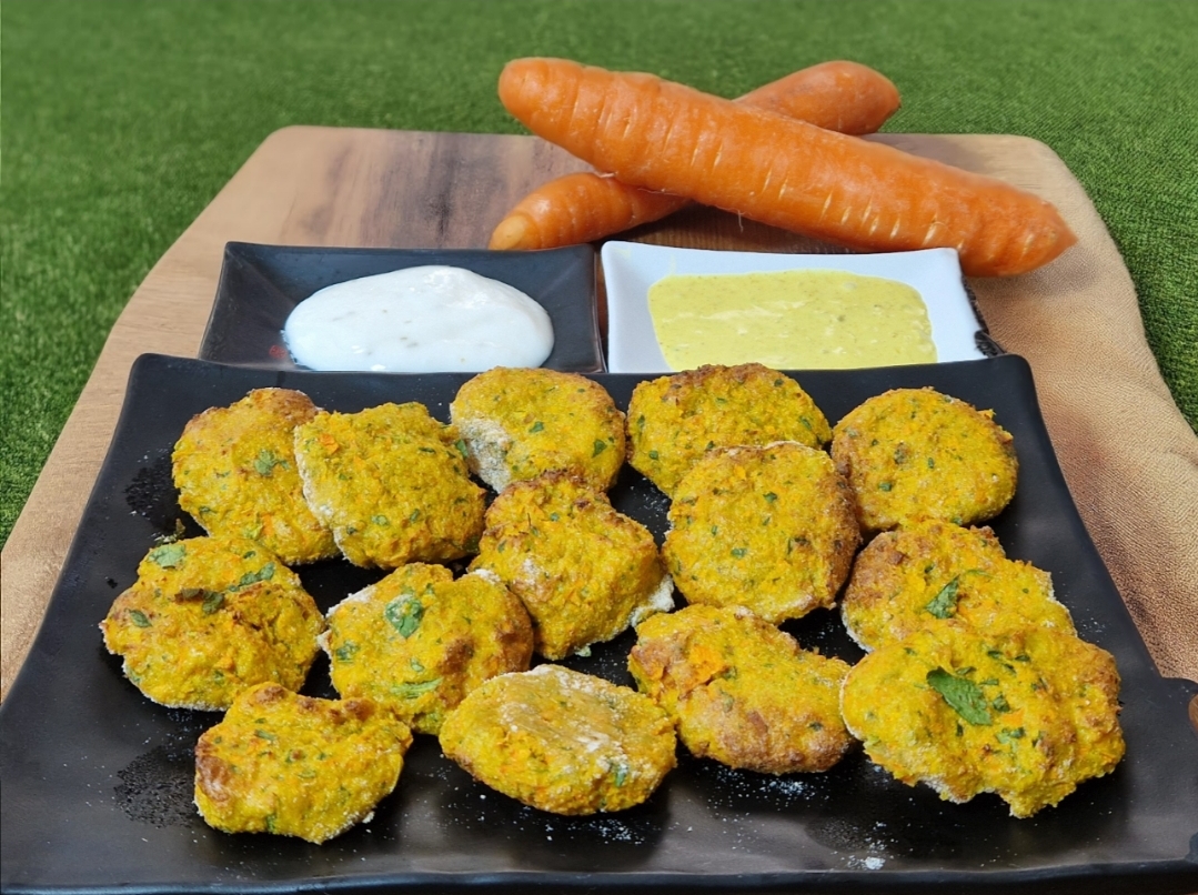 Frittelline di Carote Finger Food con Salsine
