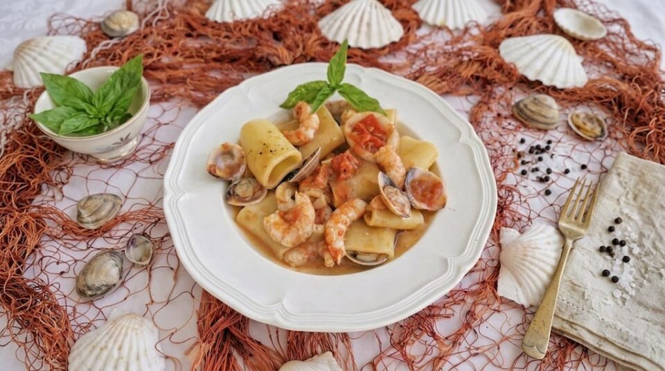 I paccheri ai frutti di mare