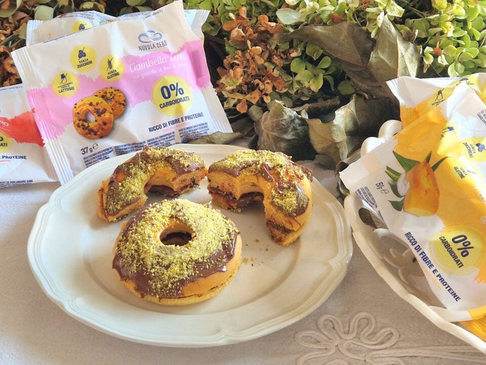 La Ciambella Nuvola Zero con crema al cioccolato