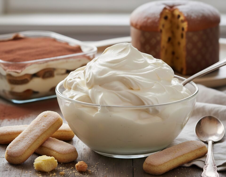 La crema al mascarpone con le uova pastorizzate