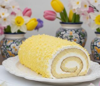 Rotolo soffice alla crema Chantilly