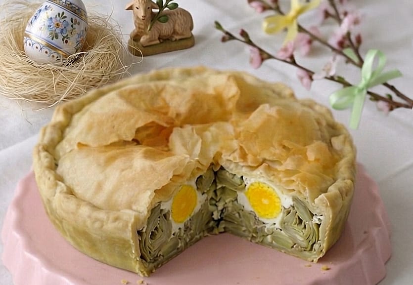 La torta Pasqualina ai carciofi