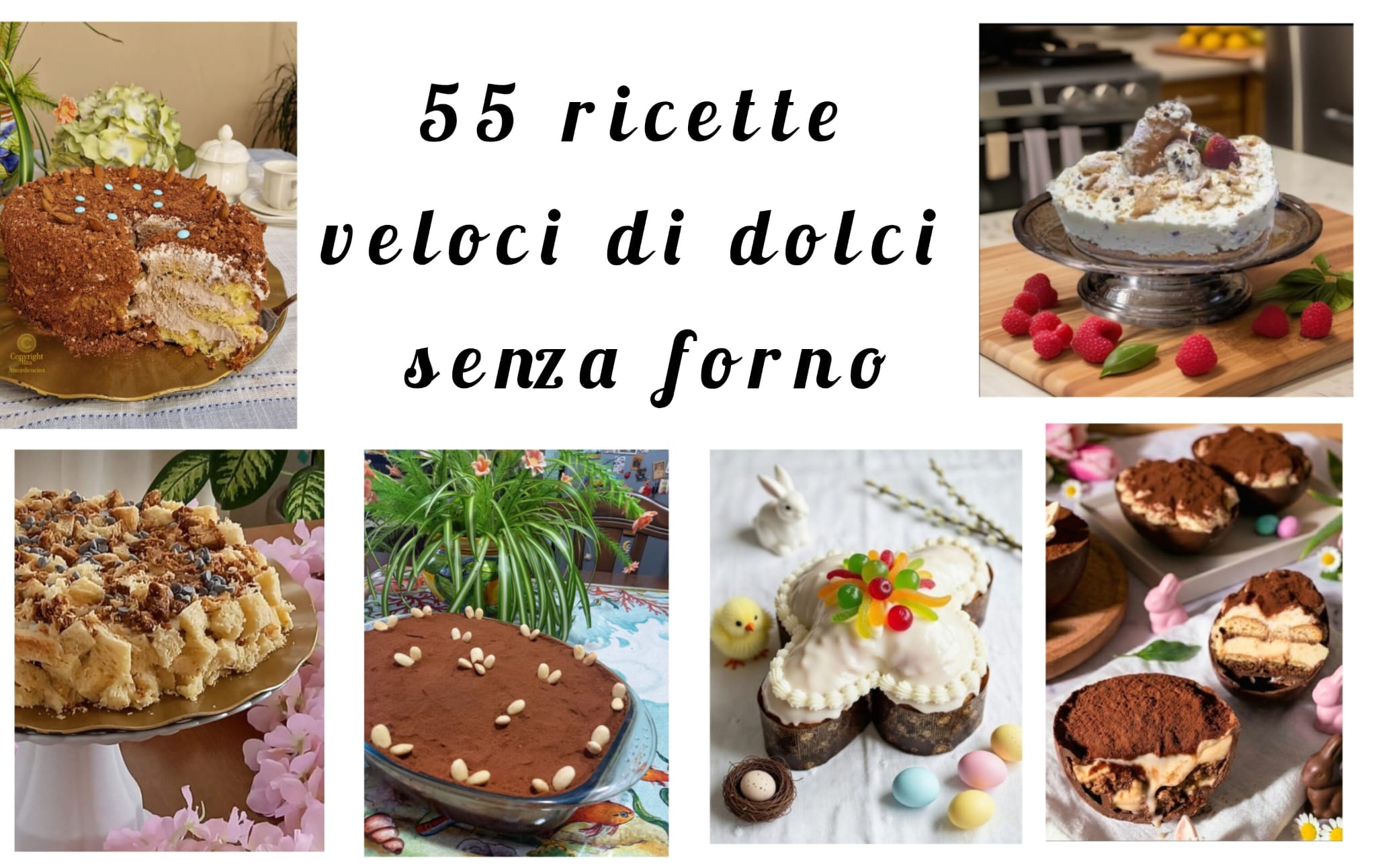 55 ricette di Dolci veloci senza forno
