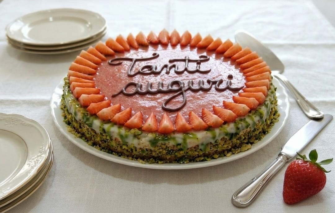 Torta con ricotta e fragole per diabetici