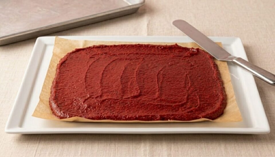 Rotolo red velvet con crema e fragole