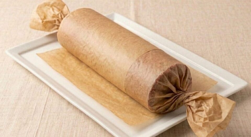 Rotolo red velvet con crema e fragole