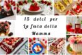 15 Dolci Festa della Mamma