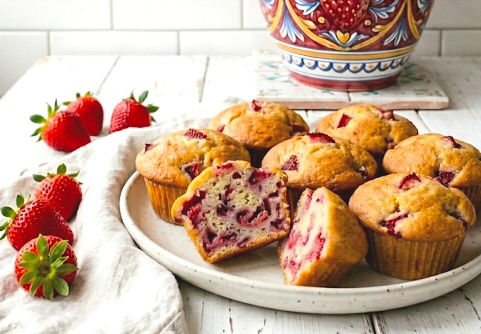 I muffin alle fragole 