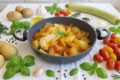 Petto di pollo con zucchina lunga siciliana