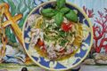 Spaghetti risottati con luccio di mare o barracuda