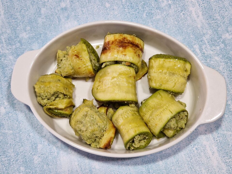 Involtini di zucchine alla siciliana
