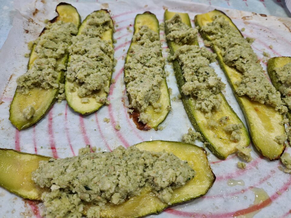 Involtini di zucchine alla siciliana