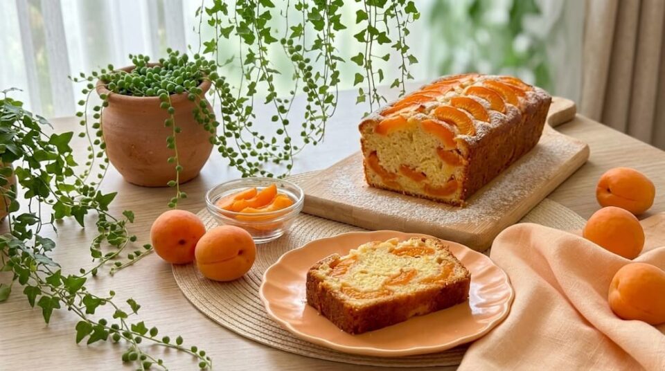 Plumcake alle albicocche e yogurt soffice e profumato