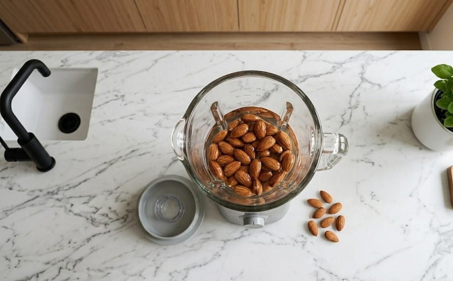 Il latte di mandorla fatto in casa