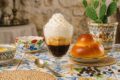 Granita caffè con panna e brioche