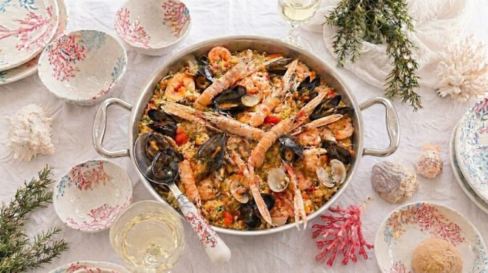 La paella de marisco
