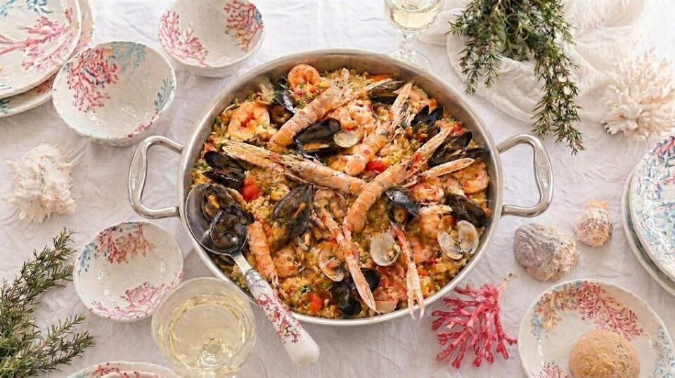 La paella de marisco