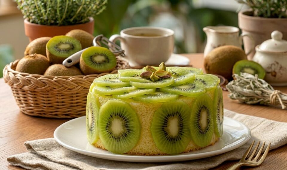 Cheesecake al kiwi