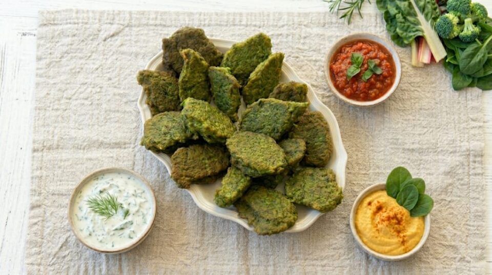 Frittelle finger food di verdure dell'orto
