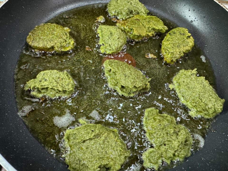 Frittelle finger food di verdure dell'orto