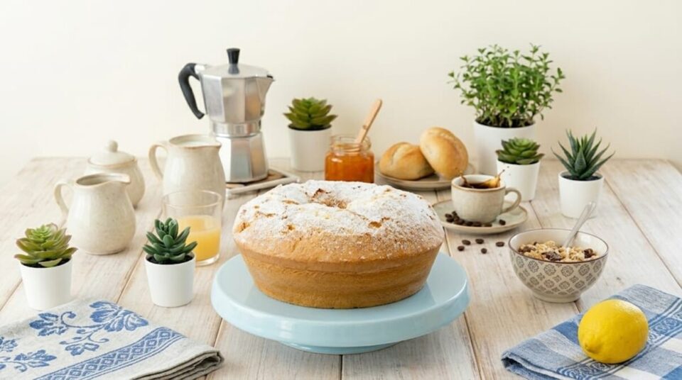 Ciambellone alto come al bar