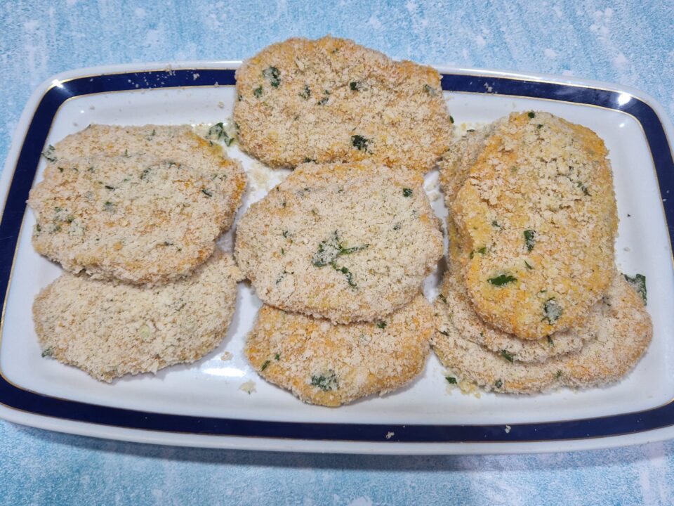 Cotolette di carote con farina e pane Nuvola Zero
