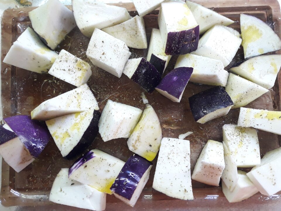 melanzane a cubetti