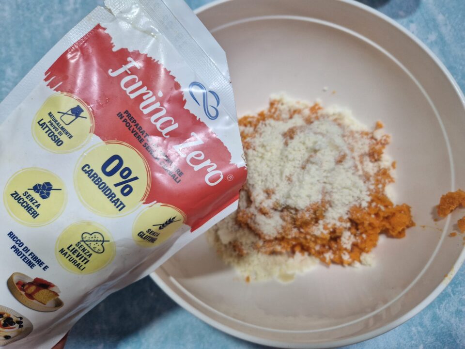 Cotolette di carote con farina e pane Nuvola Zero