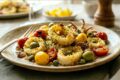 Anelli di calamari alla siciliana in forno o in friggitrice ad aria